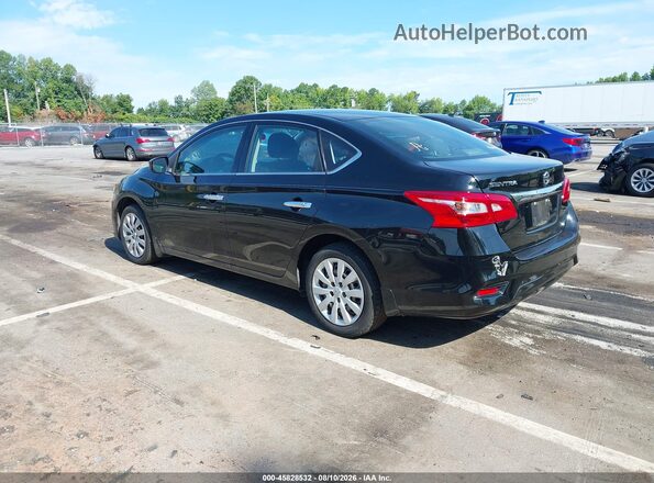 3N1AB7AP3KY450580 2019 NISSAN SENTRA Black Tył lewy