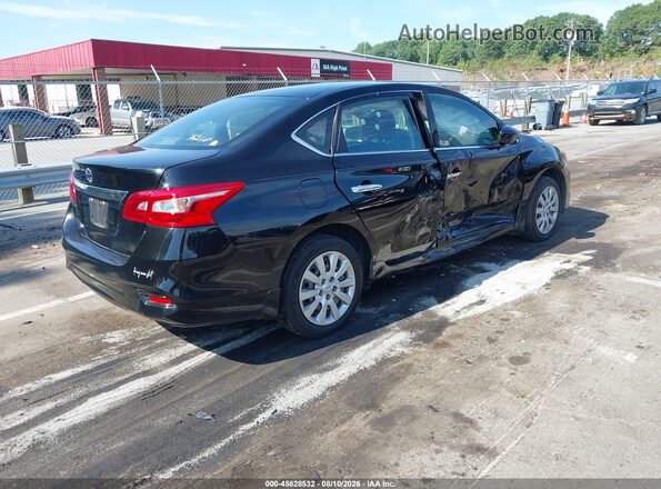 3N1AB7AP3KY450580 2019 NISSAN SENTRA Black Tył prawy