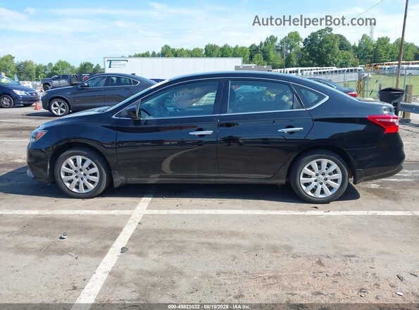 3N1AB7AP3KY450580 2019 NISSAN SENTRA Black Widok wnętrza 360 stopni