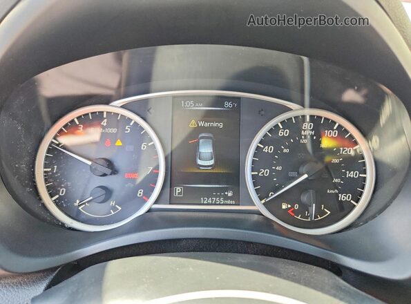3N1AB7AP4GL653658 2016 NISSAN SENTRA Red Вид щитка приладів