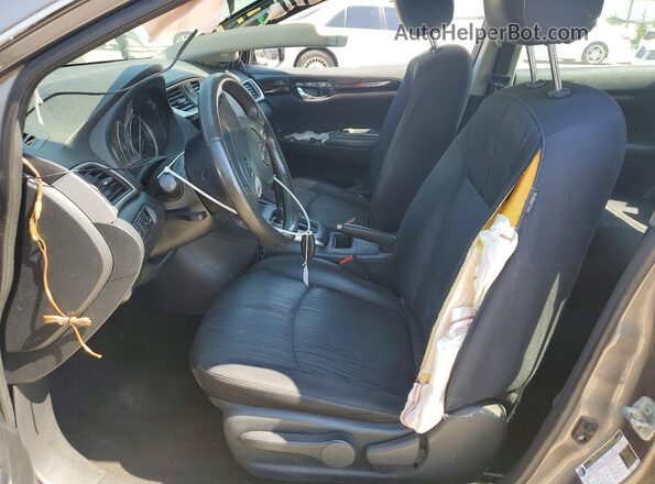 3N1AB7AP4GL657094 2016 NISSAN SENTRA Charcoal წინა სალონის ხედი