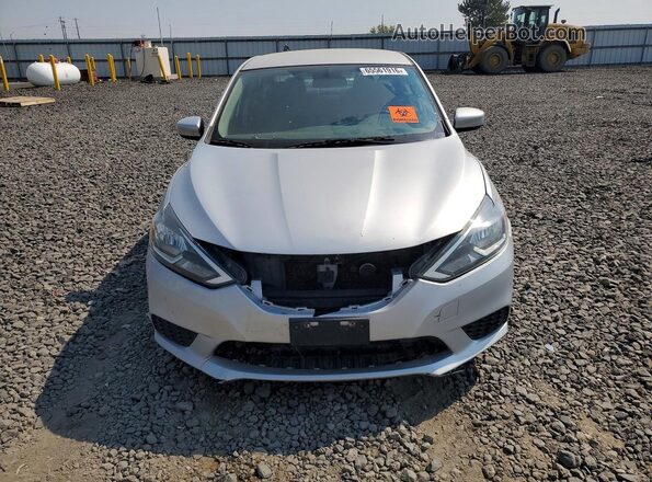 3N1AB7AP4GL667396 2016 NISSAN SENTRA Silver Դիմացի տեսք