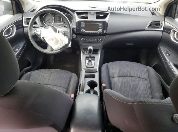 3N1AB7AP4GL667494 2016 NISSAN SENTRA Blue Вид панелі приладів