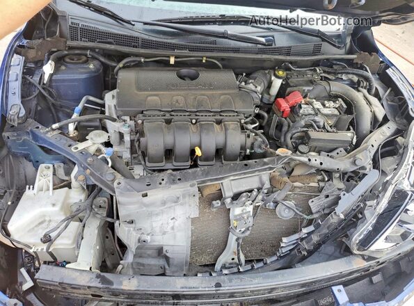 3N1AB7AP4GL667494 2016 NISSAN SENTRA Blue Вид задньої частини салону