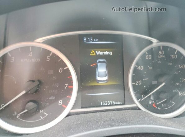 3N1AB7AP4GL667494 2016 NISSAN SENTRA Blue Вид щитка приладів