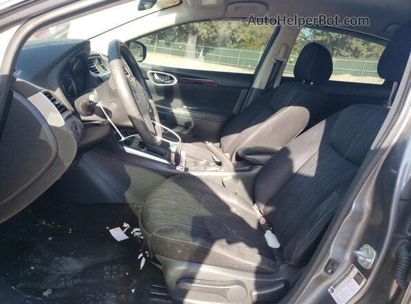 3N1AB7AP4GL675739 2016 NISSAN SENTRA Серый Вид салона спереди