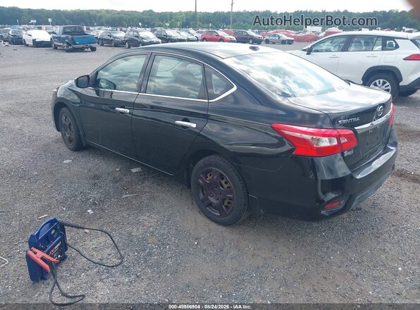 3N1AB7AP4GL678947 2016 NISSAN SENTRA Black Trasero izquierdo