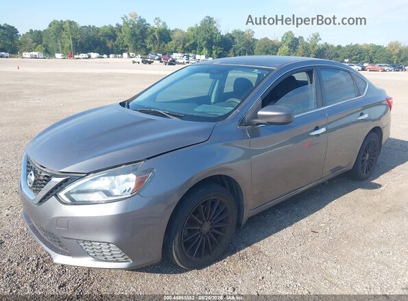3N1AB7AP4GY225253 2016 NISSAN SENTRA Gray Vista tres cuartos delantera izquierda