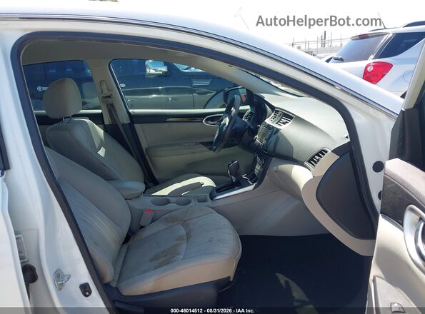3N1AB7AP4GY233711 2016 NISSAN SENTRA White Vista interior delantera