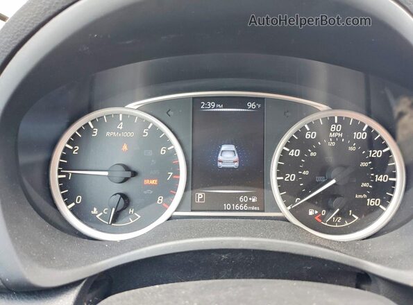 3N1AB7AP4GY235281 2016 NISSAN SENTRA Серебряный Вид щитка приборов