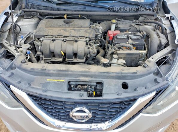 3N1AB7AP4GY235281 2016 NISSAN SENTRA Серебряный Вид задней части салона