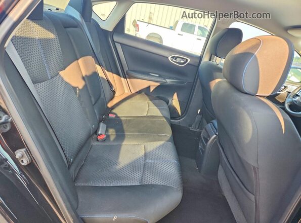 3N1AB7AP4GY249083 2016 NISSAN SENTRA Black Rear seats view
