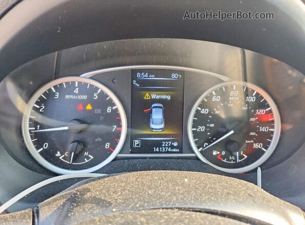 3N1AB7AP4GY249083 2016 NISSAN SENTRA Black Instrument cluster view