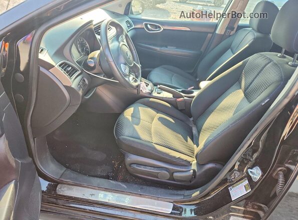 3N1AB7AP4GY249083 2016 NISSAN SENTRA Black Front interior view