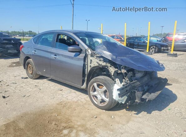3N1AB7AP4GY251142 2016 NISSAN SENTRA Серый Передняя правая четверть