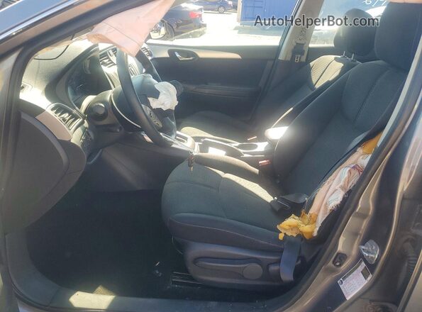 3N1AB7AP4GY251142 2016 NISSAN SENTRA Серый Вид салона спереди