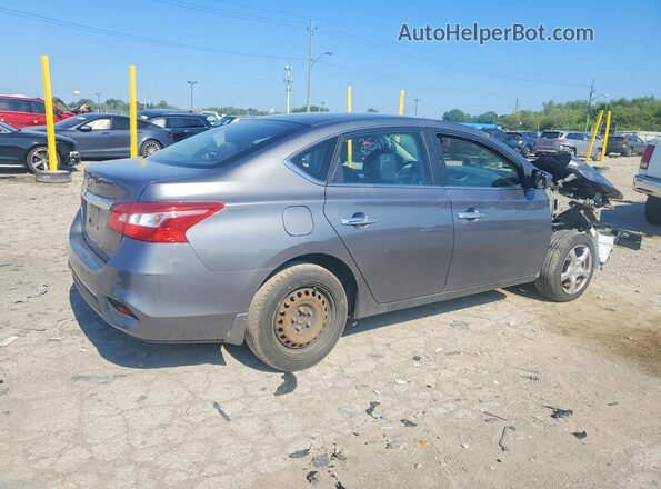 3N1AB7AP4GY251142 2016 NISSAN SENTRA Серый Задняя правая четверть