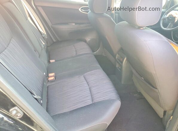 3N1AB7AP4GY258057 2016 NISSAN SENTRA Black Rear seats view