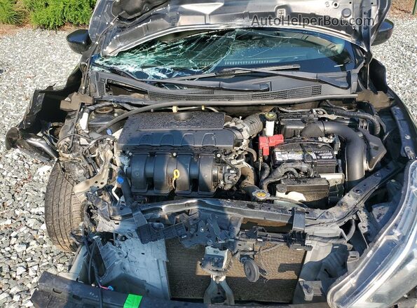 3N1AB7AP4GY258057 2016 NISSAN SENTRA Black Rear interior view