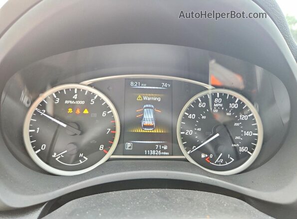 3N1AB7AP4GY258530 2016 NISSAN SENTRA White Instrument cluster view