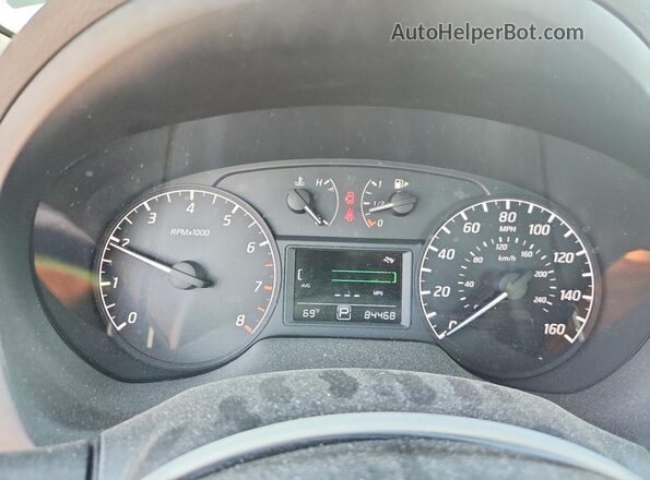 3N1AB7AP4GY306236 2016 NISSAN SENTRA Серебряный Вид щитка приборов