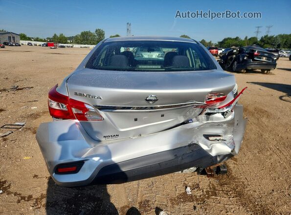 3N1AB7AP4GY306236 2016 NISSAN SENTRA Серебряный Вид сзади