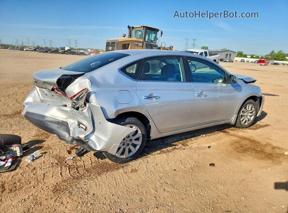 3N1AB7AP4GY306236 2016 NISSAN SENTRA Серебряный Задняя правая четверть