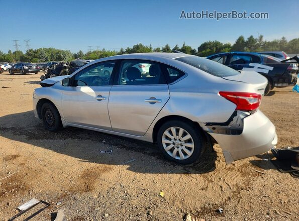 3N1AB7AP4GY306236 2016 NISSAN SENTRA Серебряный Задняя левая четверть