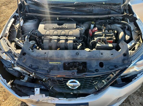 3N1AB7AP4GY306236 2016 NISSAN SENTRA Серебряный Вид задней части салона
