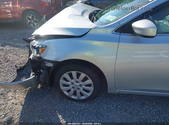 3N1AB7AP4GY311324 2016 NISSAN SENTRA Silver Widok z przodu