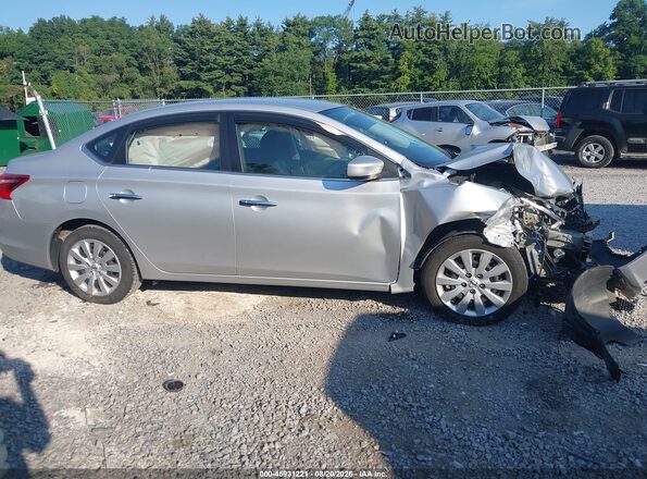 3N1AB7AP4GY311324 2016 NISSAN SENTRA Silver Widok wnętrza z tyłu