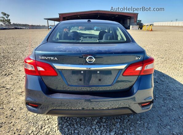 3N1AB7AP4GY315518 2016 NISSAN SENTRA Blue Widok z tyłu