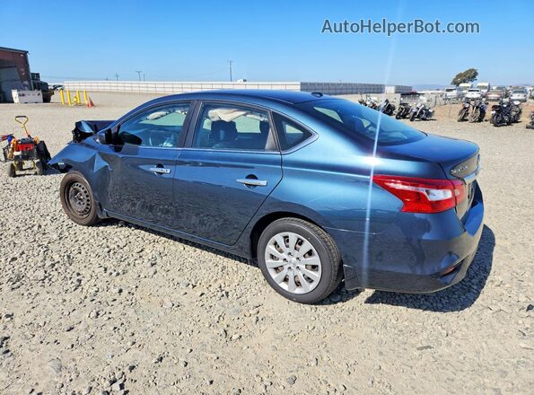 3N1AB7AP4GY315518 2016 NISSAN SENTRA Blue Tył lewy
