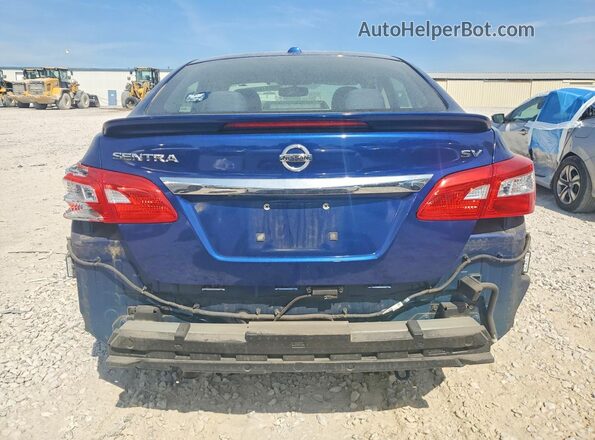 3N1AB7AP4GY315860 2016 NISSAN SENTRA Blue უკანა ხედი