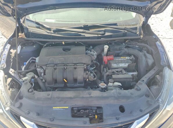 3N1AB7AP4GY315860 2016 NISSAN SENTRA Blue უკანა სალონის ხედი