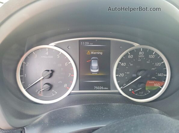 3N1AB7AP4GY315860 2016 NISSAN SENTRA Blue ხელსაწყოთა პანელის ხედი