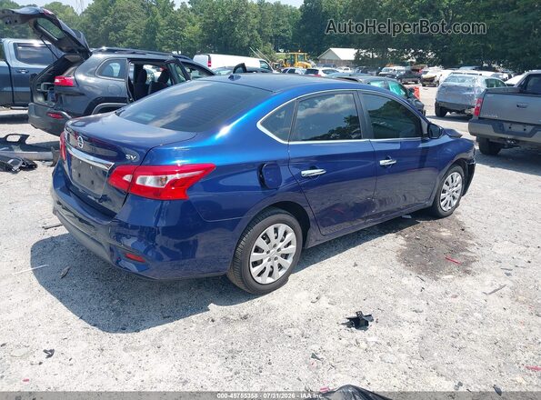 3N1AB7AP4GY319410 2016 NISSAN SENTRA Blue Rear right