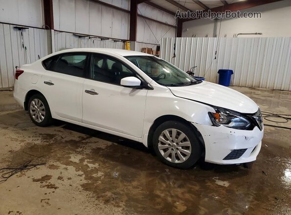 3N1AB7AP4GY325885 2016 NISSAN SENTRA Белый Передняя правая четверть