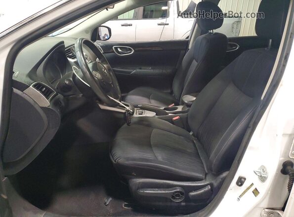 3N1AB7AP4GY325885 2016 NISSAN SENTRA Белый Вид салона спереди