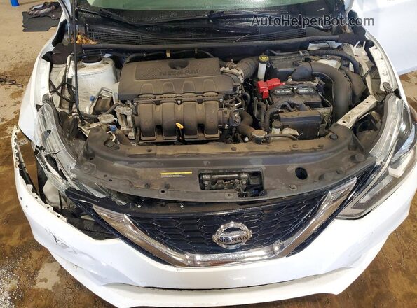 3N1AB7AP4GY325885 2016 NISSAN SENTRA Белый Вид задней части салона