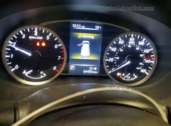 3N1AB7AP4GY325885 2016 NISSAN SENTRA Белый Вид щитка приборов