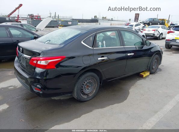 3N1AB7AP4GY335557 2016 NISSAN SENTRA Black უკანა მარჯვენა