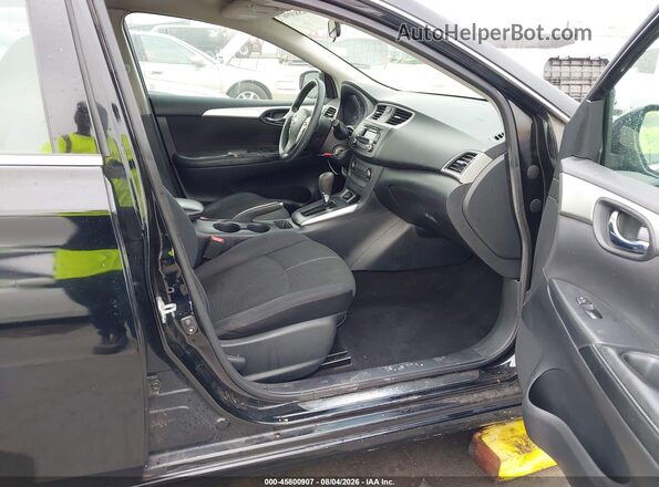 3N1AB7AP4GY335557 2016 NISSAN SENTRA Black წინა სალონის ხედი