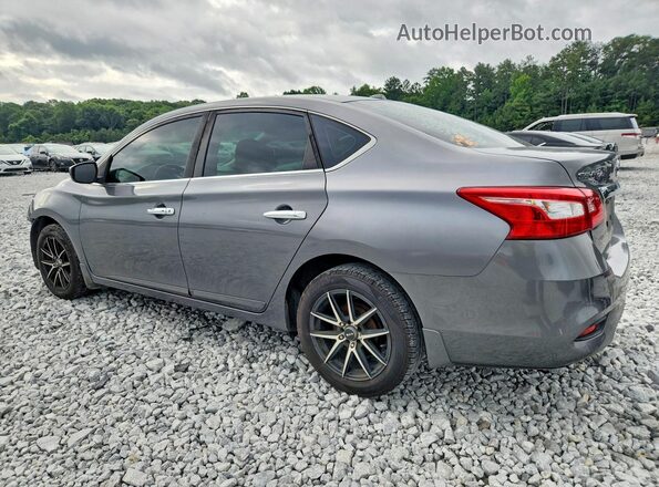 3N1AB7AP4HL648431 2017 NISSAN SENTRA Gray Trasero izquierdo
