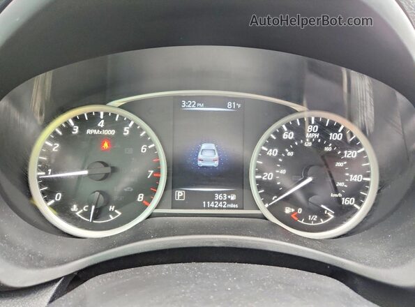 3N1AB7AP4HL648431 2017 NISSAN SENTRA Gray Vista del cuadro de instrumentos