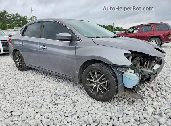 3N1AB7AP4HL648431 2017 NISSAN SENTRA Gray Delantero derecho