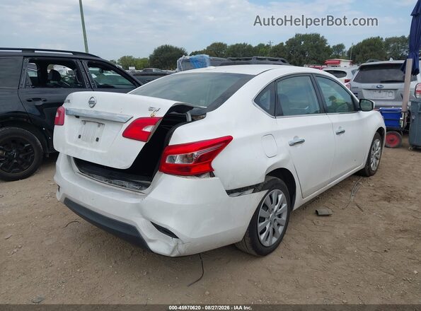 3N1AB7AP4HL664404 2017 NISSAN SENTRA White Tył prawy