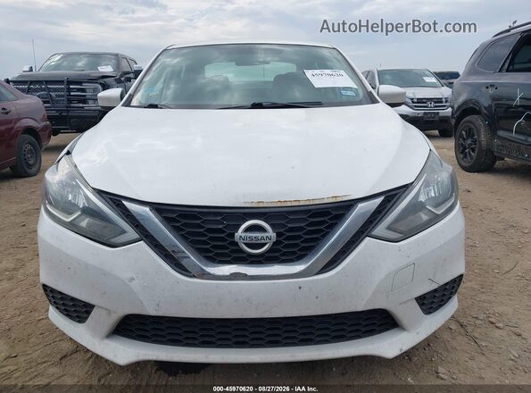 3N1AB7AP4HL664404 2017 NISSAN SENTRA White Widok zestawu wskaźników