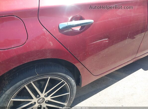 3N1AB7AP4HL664516 2017 NISSAN SENTRA Burgundy Widok z przodu