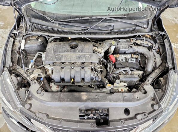3N1AB7AP4HY209068 2017 NISSAN SENTRA Black Widok wnętrza z tyłu